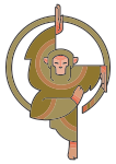 Stylized Cartoon Monkey
